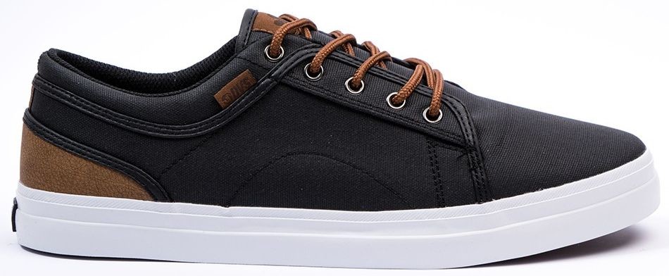 DVS obuwie męskie AVERSA BLACK CANVAS BROWN LEATHER
