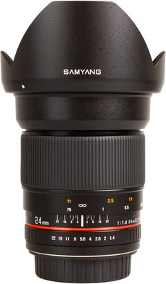 Samyang 24mm f/1.4 ED AS UMC różne mocowania