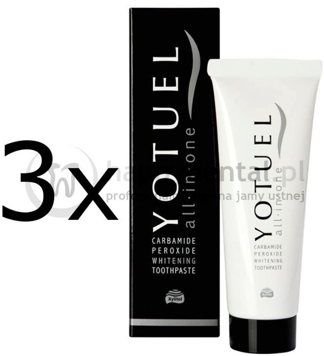 Biocosmetics Zestaw YOTUEL 3x all In one wintergreen (classic) 75ml