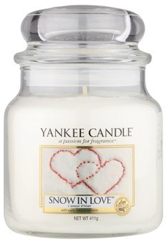 Yankee Candle Snow in Love 411 g Classic średnia wieczka zapachowa