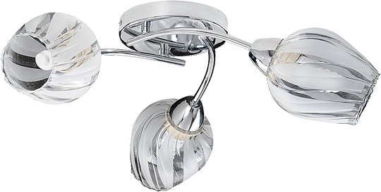 Rabalux plafon sufitowa LAMPA nowoczesna SPOT DANILA 2969 IP20 Chrom biały przezroczysty