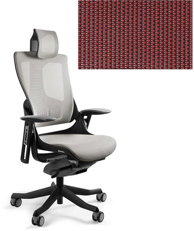 Unique Fotel biurowy Wau 2 czerwony W-709B-NW44