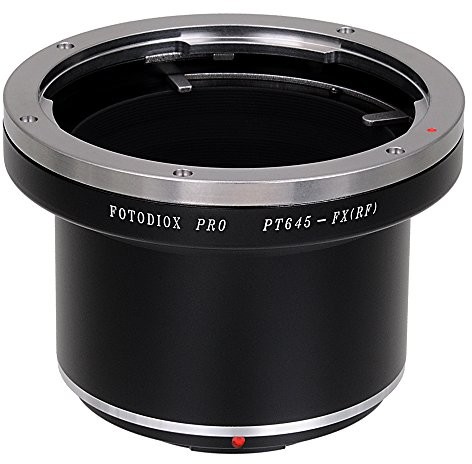 Fotodiox Pro Lens Mount Adapter, Pentax 645 (P645) zapewnia Fujifilm X-Series Mirrorless aparat X-Pro1/X/X-T1-E1/X-M1/X-A1/X-E2 P645-FX(RF)-Pro