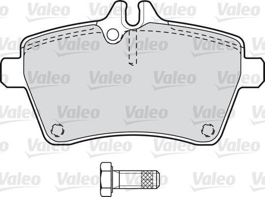 VALEO klocki hamulcowe 598704 598704