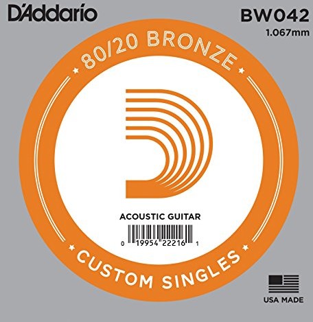 D'Addario z brązu Wound ball End Single Strings BW042