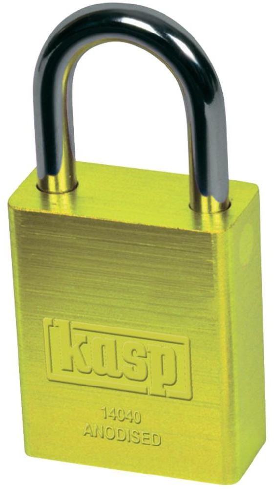 Kasp Kłódka K14040GOLD 38 mm Złoto-żółty