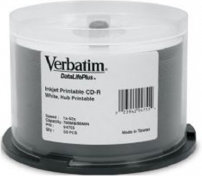 Verbatim CD-R 700MB 48x AZO THERMAL PRINTABLE Szpula*50 43336 EOL VPRT50C