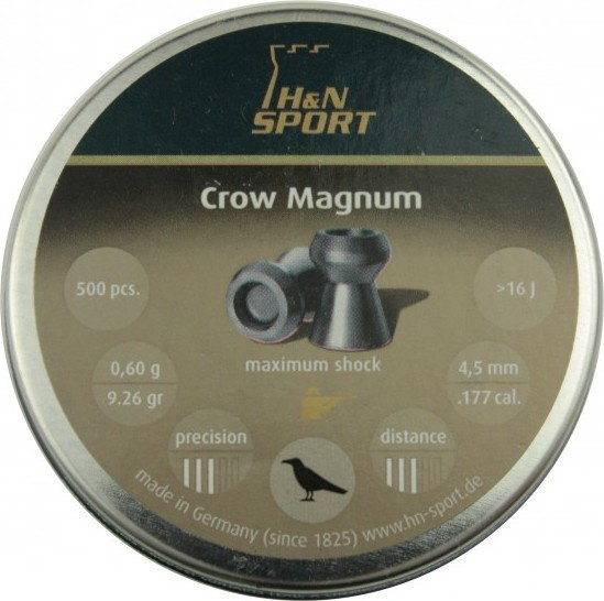 Diabolo Śrut Crow Magnum ciężki rozrywający 4.5 mm - 500 szt. KOLB155