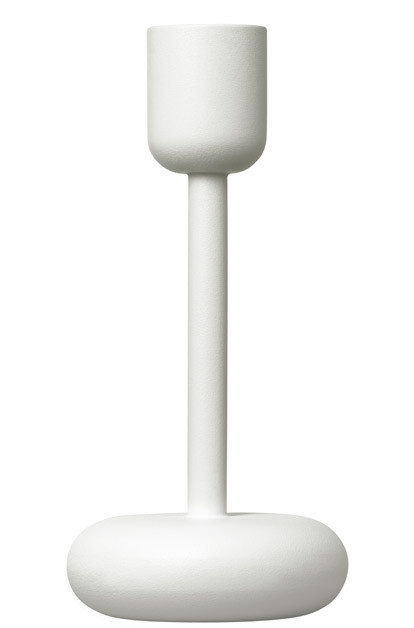Iittala wiecznik Nappula wysoki biały 1009086