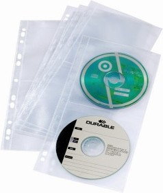 Durable CD/DVD COVER LIGHT S obwoluta na 4 CD, 5 szt.