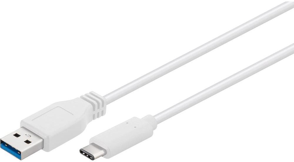 Goobay Kabel USB 3.0 67189 [1x złącze męskie USB 3.0 A 1x złącze męskie USB-C] 0.20 m biały