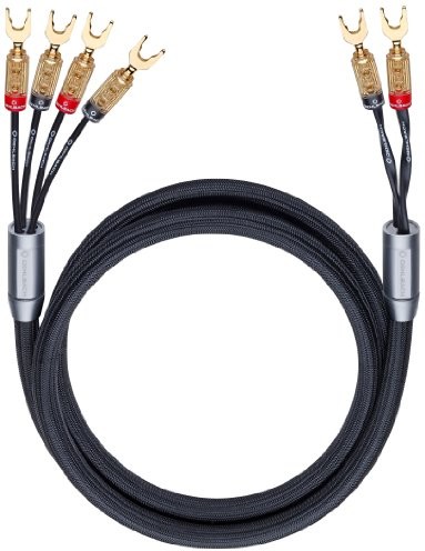 Oehlbach XXL Fusion Four, na buty, 2 x 3,0 m High-End-BI-wiring kabel głośnikowy z kablem na złącze kablowe czarne 3.00 m 4003635142226