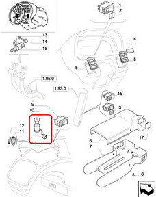 CNH WŁĄCZNIK PTO 82027012 - 82016443