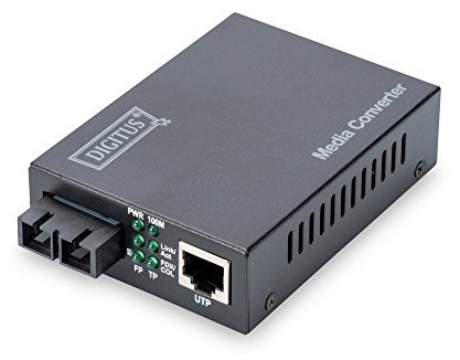 DIGITUS Professional Digitus DN-82040 RJ45/RJ11 Fast Ethernet Media Converter, czarny DN-82021-1