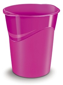 PBS Kosz na śmieci CEPPro Gloss, polistyren, różowy PB433-8
