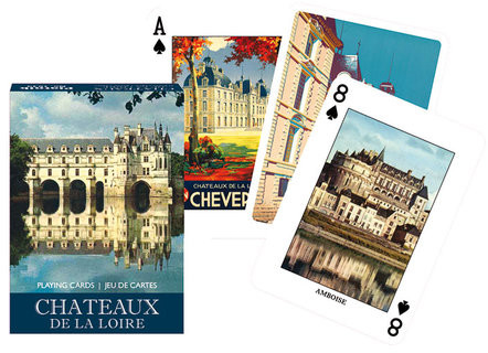 Piatnik Karty Chateaux de la Loire 1 talia