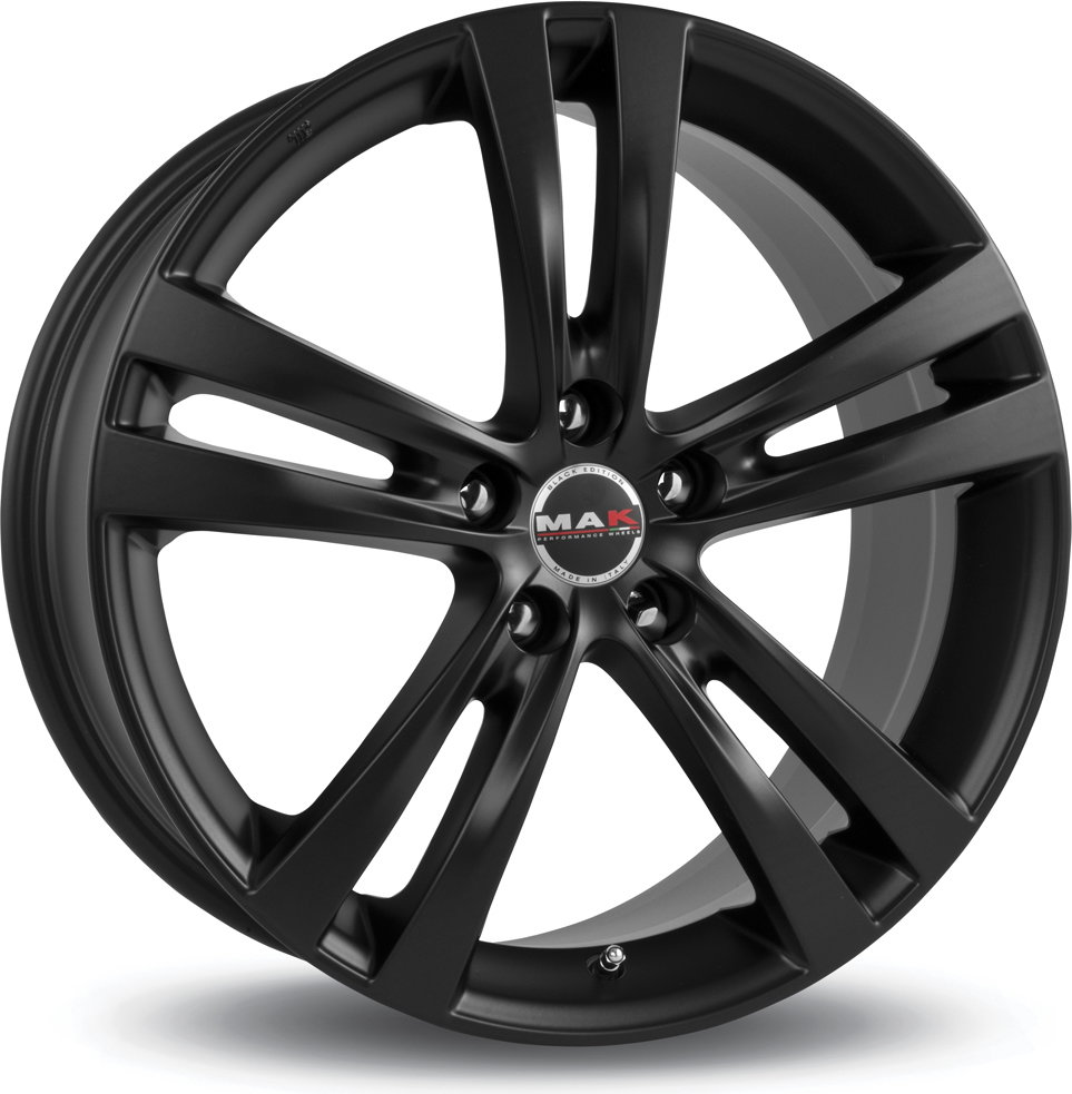 MAK ZENITH Matt Black 6x16 5x98 25