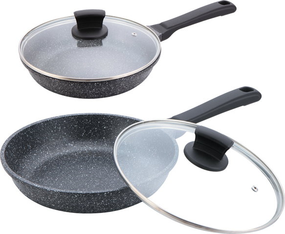 Maestro Patelnia z pokrywką Granite 20 cm MR-1225-20