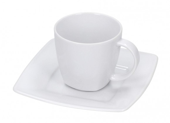 Lubiana Filiżanka Porcelanowa Ze Spodkiem Victoria Wysoka 200 Ml