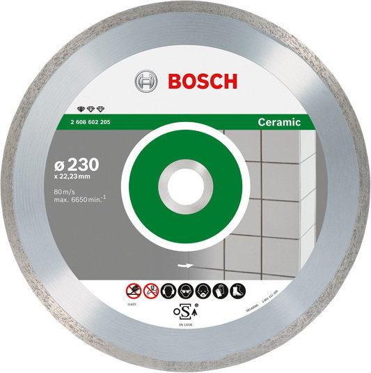 Bosch DIAMENTOWA TARCZA DO PŁYTEK PROFESSIONAL FOR CERAMIC 150 mm 2608602203