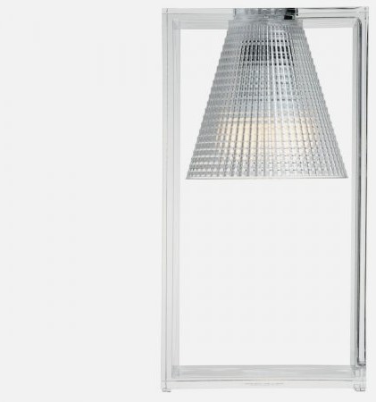 Kartell Lampa Stołowa Light-Air transparentna kryształowa - 9135-B4