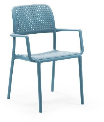 D2.Design Krzesło Bora z podłokietnikami niebieski e 8010352242395