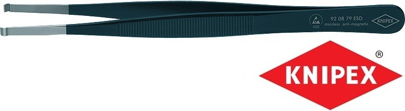 Knipex Pinceta ESD precyzyjna do montażu elementów elektronicznych (92 08 79 ESD