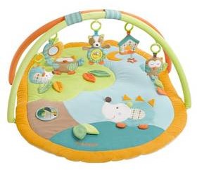 Fehn Mata edukacyjna dla dzieci Baby Forest 3D activity plyąová