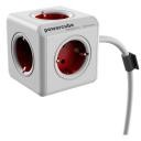 PowerCube Listwa zasilająca Allocacoc Extended3 m czerwony Typ F 1307/DEEXPC