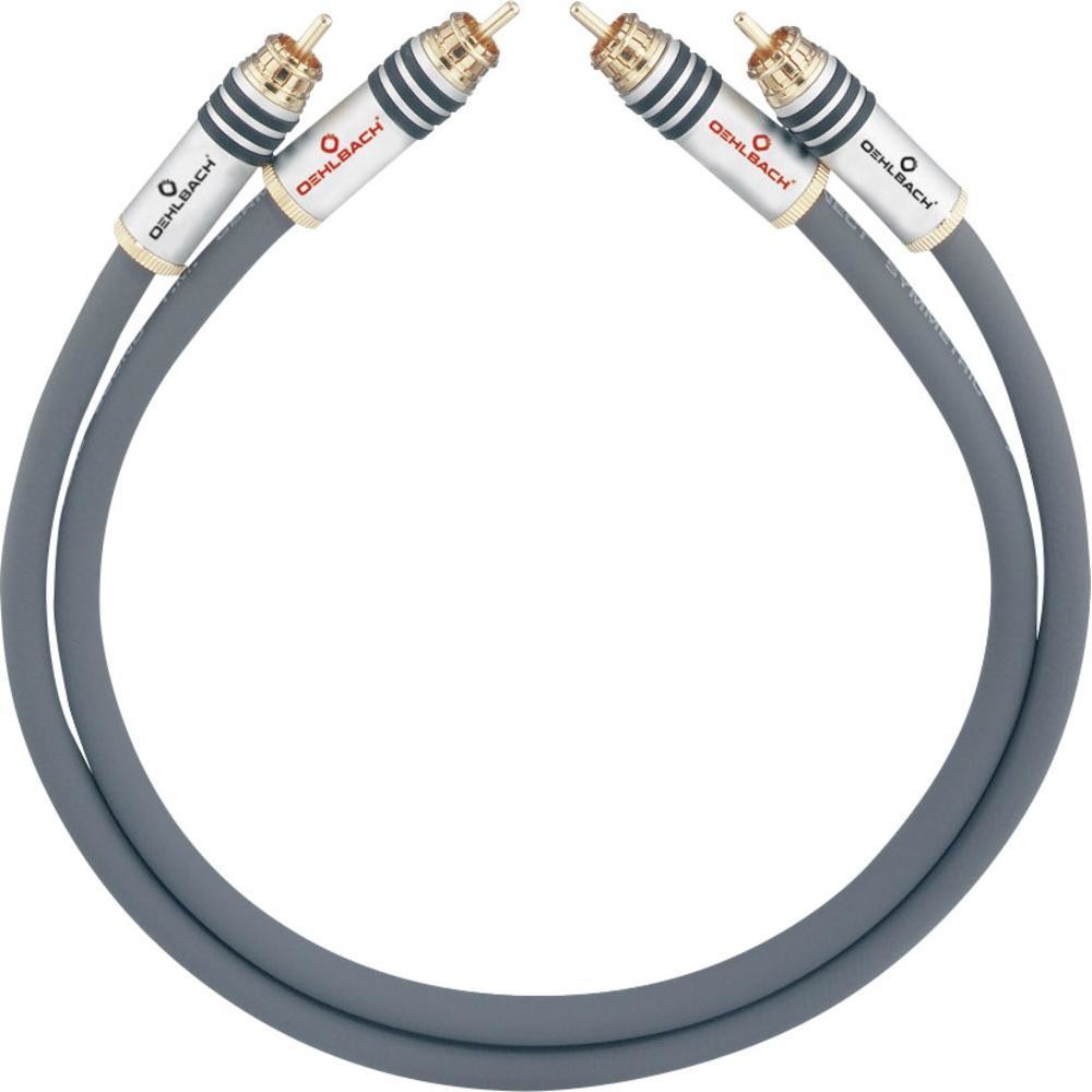 Oehlbach Kabel audio Cinch 2098 [2x Złącze męskie cinch 2x Złącze męskie cinch] 4 m antracytowy