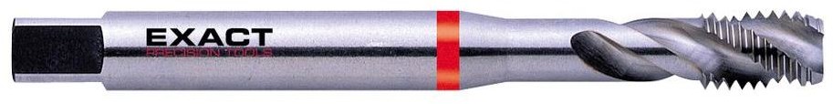 Exact Gwintownik maszynowy metryczny drobny Mf10 1.25 mm Cięcie prawostronne 43705 DIN 374 HSS-E 35° RSP 1 szt