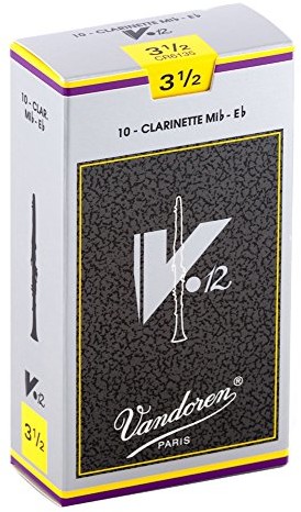 VANDOREN vandoren cr6135 V.12 liście na EB-klarnet (grubość 3.5, 10 sztuk) CR6135