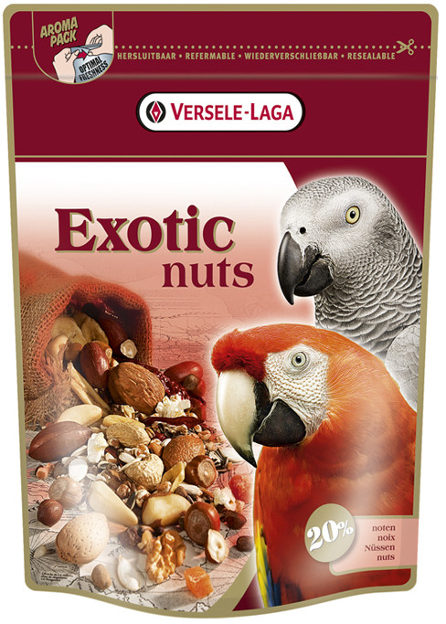 Versele-Laga Parrots Exotic Nut Mix pełnowartościowy pokarm dla dużych papug 750g