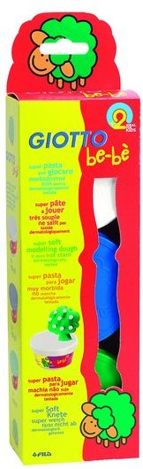Giotto Zestaw z masą plastyczną Bebe 3x100g Fila