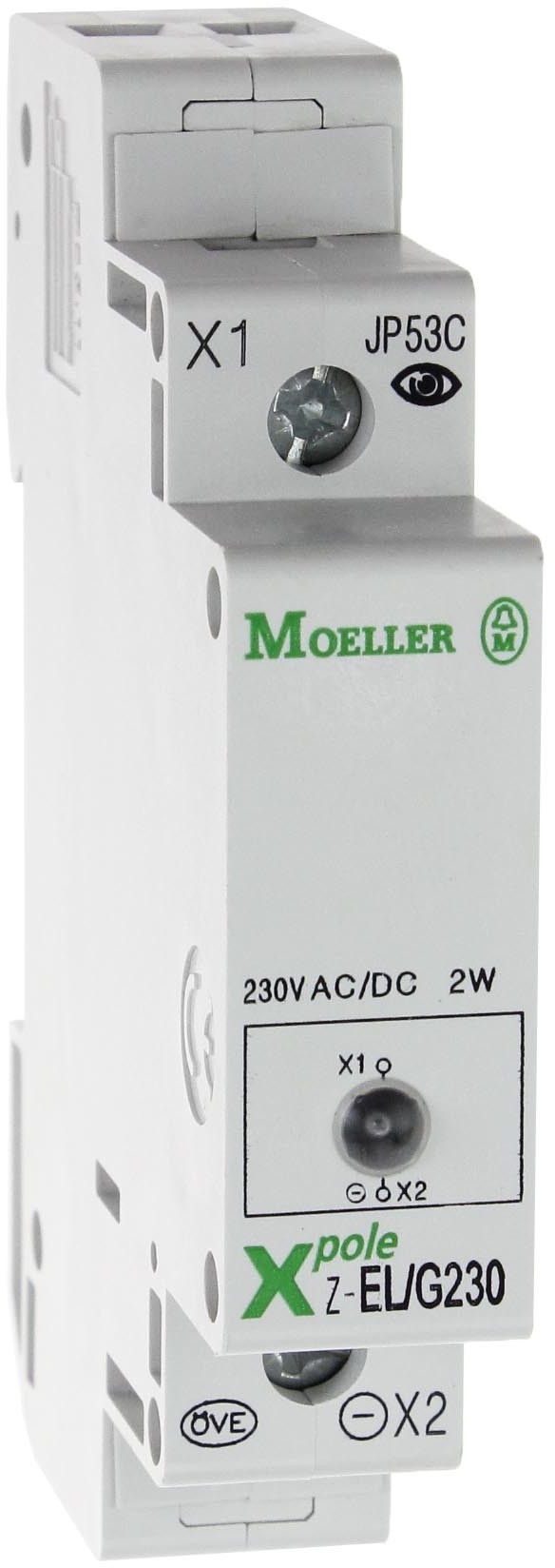 Eaton Lampka sygnalizacyjna 1 fazowa zielona 230V AC/DC na szynę TH 35 Z-EL/G230 284922 Electric