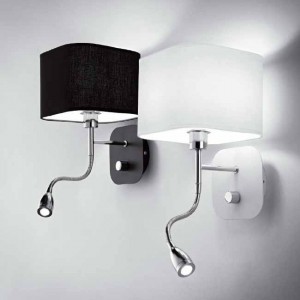 Ideal Lux HOLIDAY 124179 AP2 NERO Kinkiet