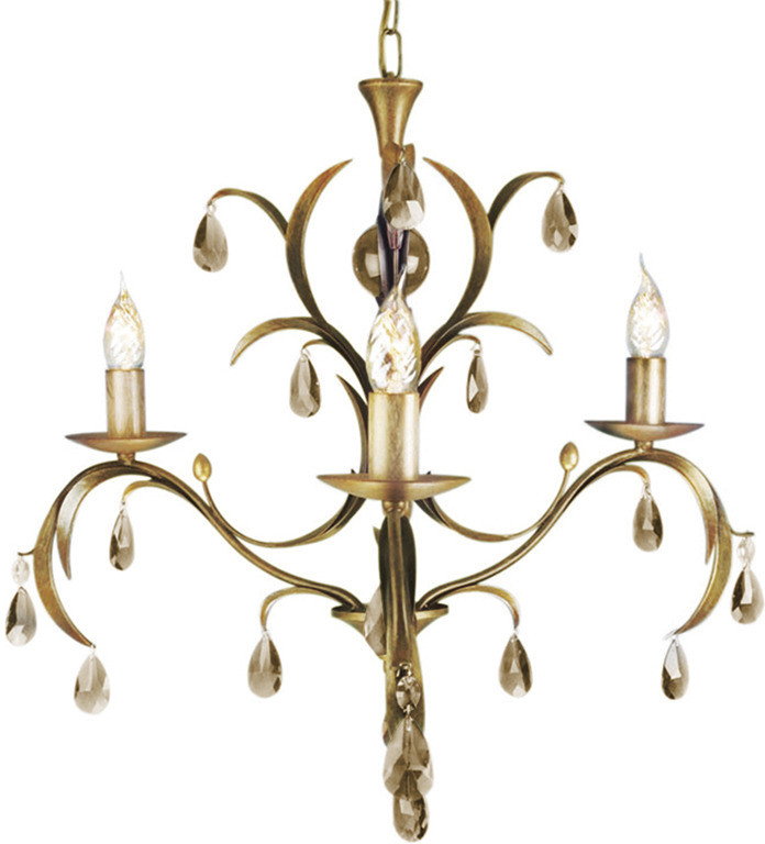 Elstead Lighting Lily LL3 3 LL3 ANT BRZ