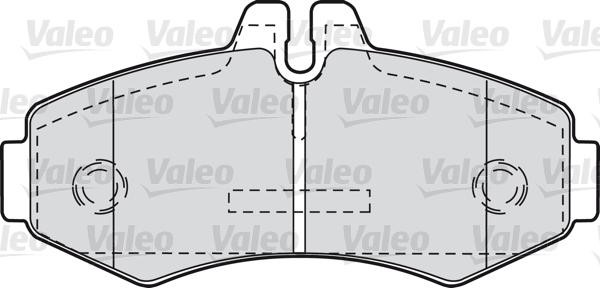 VALEO klocki hamulcowe 598299 598299