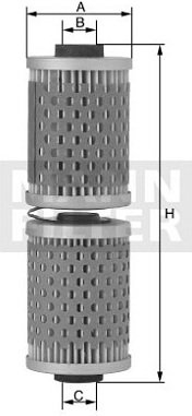 MANN Filtr oleju -FILTER MH 57