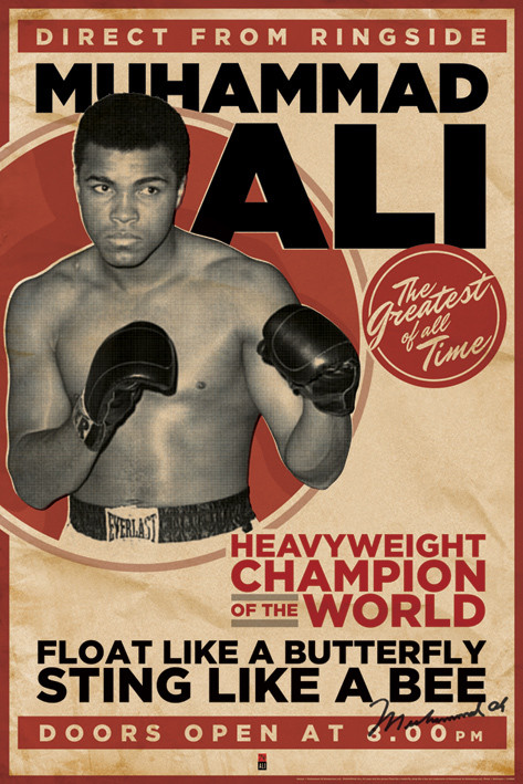 Pyramid Posters Muhammad Ali (Vintage) - plakat PP32628