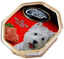 Cesar Mokra karma dla psa cielęcina z ryżem 150g