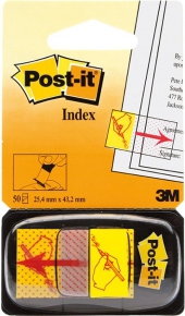 Post-it 3M Zakładki indeksujące 680-31 ręka z długopisem 3M101