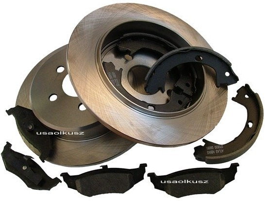 ROZNI Tylne tarcze klocki szczęki Chrysler PT Cruiser