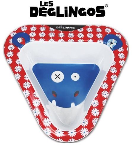 LES DEGLINGOS Miseczka z melaminy - Hipopotam Hippipios 4897018360273