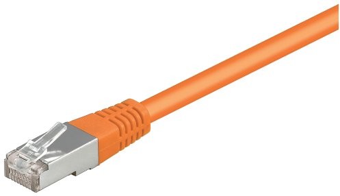 Goobay siatka kabel sieciowy (2 X wtyk RJ45, Cat5e SFTP 5 m) Pomarańczowy 4040849934520