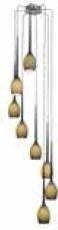 Azzardo Lampa wisząca IZZA 8 MD 1288A-8SO OLIVE - (MD1288-8OL)