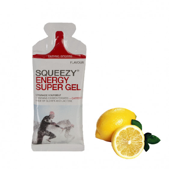 SQUEEZY SQUEEZY Żel Energetyczny z kofeiną 33 g Cytryna
