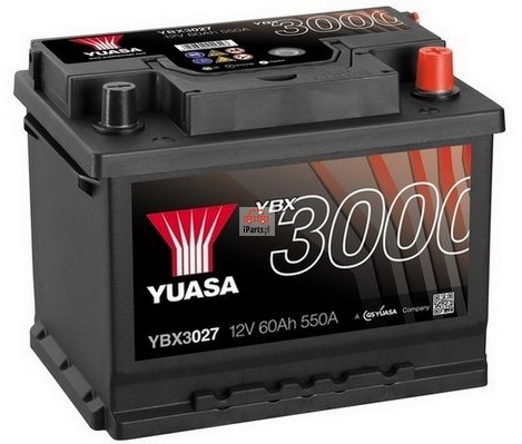 YUASA YBX3027 550A 12V P+