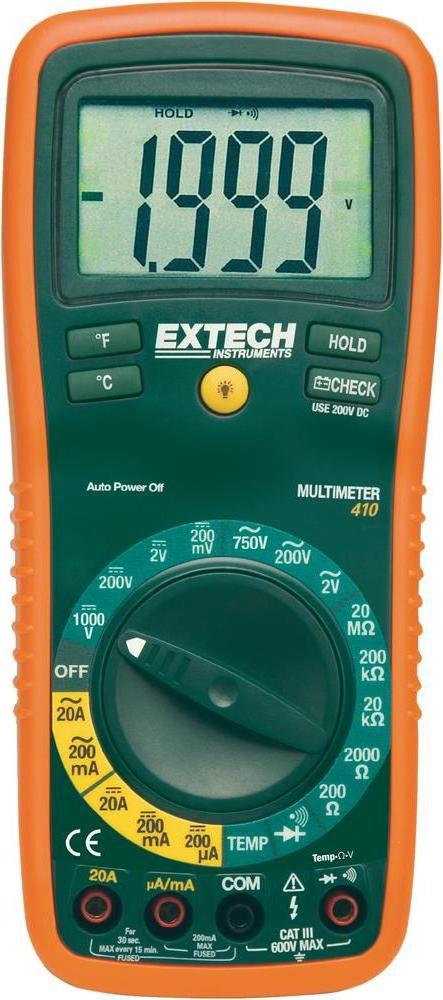 Extech Multimetr cyfrowy EX410 CAT III 600 V