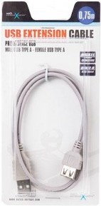 Natec Kabel USB - USB 0.75 m EXTREME MEDIA Z15486